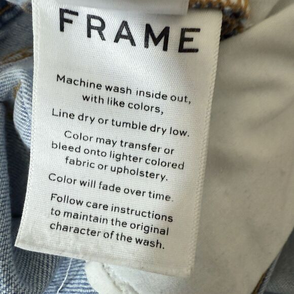 Frame Men’s Jeans L'Homme Skinny Size 36 X 31 Light Wash Blue Denim Finn - Picture 10 of 12